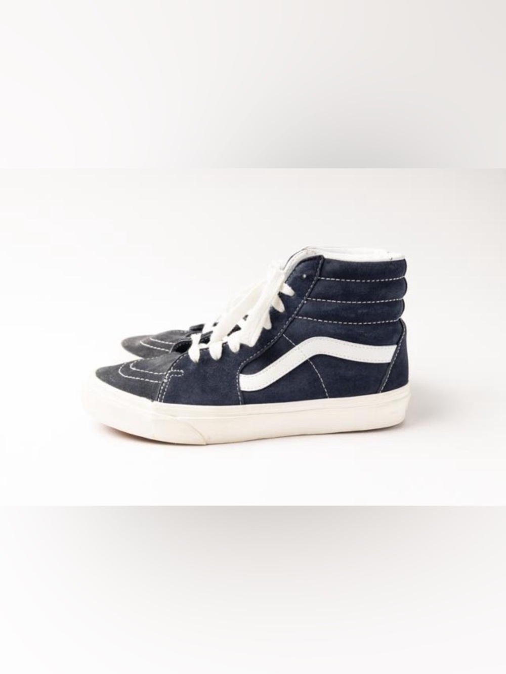 Vans Sk8-Hi Heiq Eco Dry Water Repellent Navy Blue High Tops Mens 7.5 Women 9